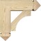 Ekena Millwork Westlake Arts and Crafts Rough Sawn Bracket w/ Offset Brace, Douglas Fir, 6"W x 16"D x 16"H BKT0604X16X16WTL03RDF - alternate 3